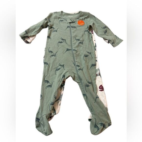 Nwt 2 pack carters 9month dinosaur pajamas - Picture 2 of 2